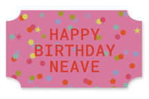 Extra Special Children's Birthday Party Stickers