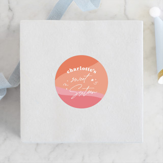 Sixteen type Children's Birthday Party Stickers