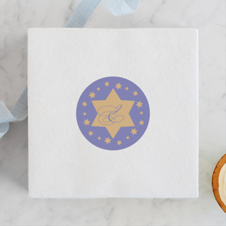 Bat Mitzvah Stars Children's Birthday Party Stickers