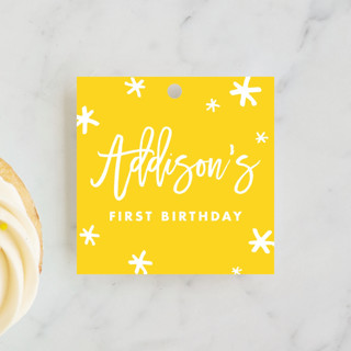 Carefree Children's Birthday Party Favor Tags