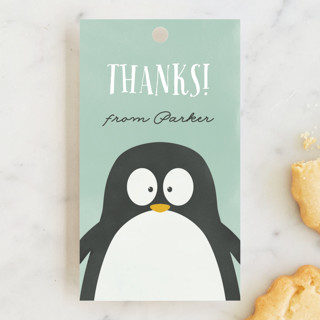 Penguin Party Children's Birthday Party Favor Tags