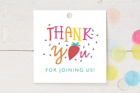 One In A Melon Children's Birthday Party Favor Tags