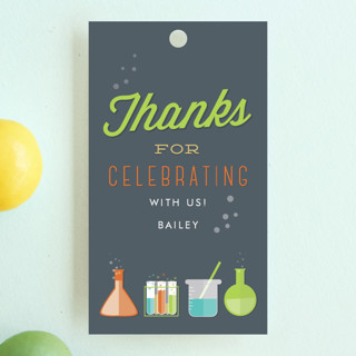 Mad Scientist Children's Birthday Party Favor Tags