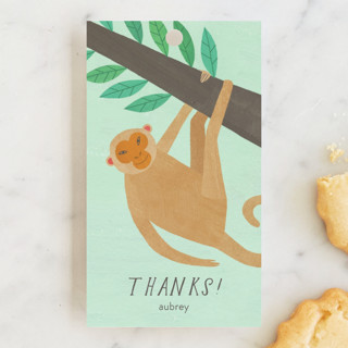 Jungle Animals Children's Birthday Party Favor Tags