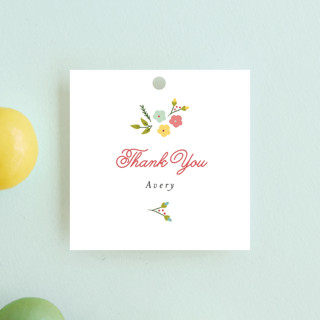 Tea Party Children's Birthday Party Favor Tags