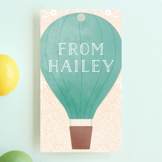 Hot Air Balloon Birthday Children's Birthday Party Favor Tags