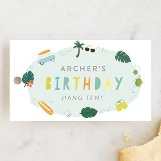 Baby on Board Children's Birthday Party Favor Tags