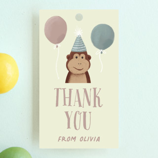 Animals Children's Birthday Party Favor Tags