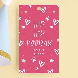 birthday doodle Children's Birthday Party Favor Tags