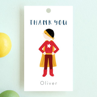 Superhero Party Children's Birthday Party Favor Tags