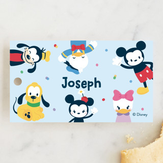 Disney's Happy Mickey & Friends Children's Birthday Party Favor Tags
