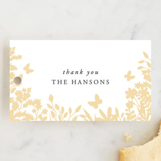 Garden Children's Birthday Party Favor Tags