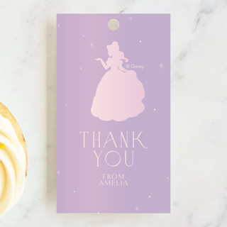 Disney's Sparkling Princess Belle Children's Birthday Party Favor Tags