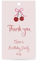 Children's Birthday Party Favor Tags