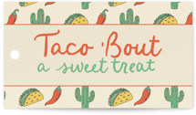 Taco Party Pals Children's Birthday Party Favor Tags