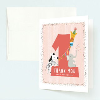 dundee Foil-Pressed Children's Birthday Party Thank You Cards