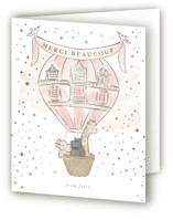 Foil-Pressed Children's Birthday Party Thank You Cards