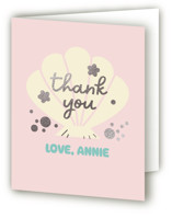 Shelly Foil-Pressed Children's Birthday Party Thank You Cards