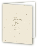 celestine Foil-Pressed Baptism and Christening Thank You Cards