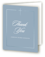Covenant Foil-Pressed Baptism and Christening Thank You Cards