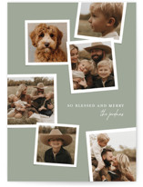 Blessed Collage Christmas Photo Cards