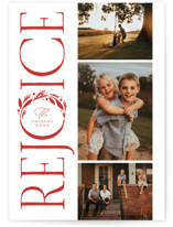 Greenery Details Christmas Photo Cards
