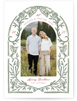 Bird Doodle Christmas Photo Cards