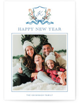 Family Crest Christmas Photo Cards