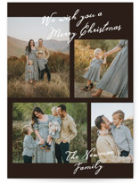Quad Christmas Photo Cards