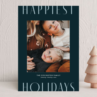 Stacked Blessings Christmas Photo Cards