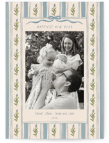 hand-drawn Vintage garden Christmas Photo Cards