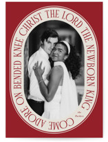 Come Adore Christmas Photo Cards