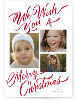 We Wish You Christmas Photo Cards