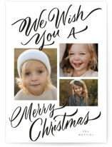 We Wish You Christmas Photo Cards