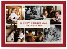 Bordering Six Christmas Photo Cards