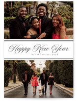 Two Photo Split Christmas Photo Cards