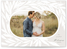 Soft Wreath Christmas Photo Cards