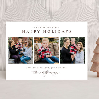 Classic Christmas Christmas Photo Cards
