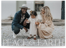 Simple Type Overlay Christmas Photo Cards
