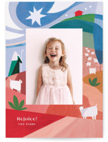 While Shepherds Watched Their Flocks Christmas Photo Cards