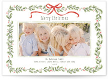 Holly Garland and Bow by Paula Pecevich