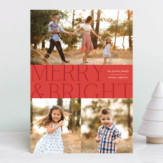 Merry Tri Christmas Photo Cards