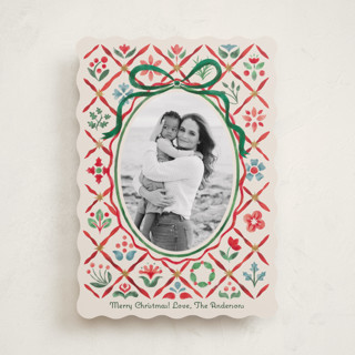 Patchwork Christmas Christmas Photo Cards