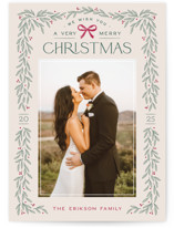 Christmas Garland Christmas Photo Cards