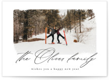 Family Signature Christmas Photo Cards