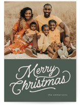 retro vintage holiday Christmas Photo Cards