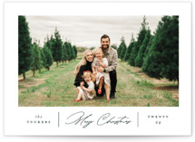 simply merry Christmas Photo Cards