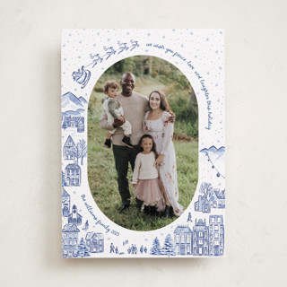 Azulejo Village Christmas Photo Cards
