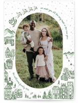 Azulejo Village Christmas Photo Cards