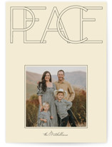 Mod Peace Christmas Photo Cards